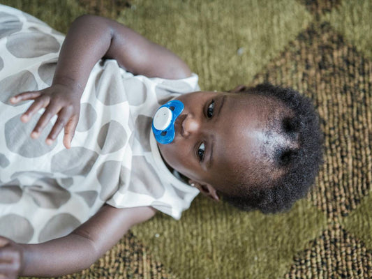 baby with afro hair 